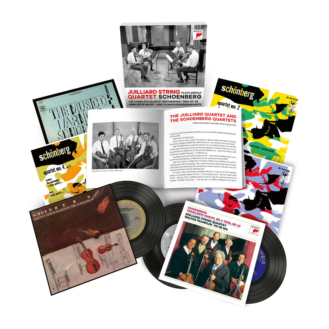 The Juilliard String Quartet Plays 7 CDs Arnold Schoenberg at Sony