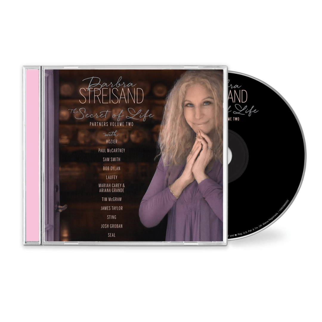 Barbra Streisand, The Secret of Life: Partners, Volume 2, CD estándar, pop, Paul McCartney, Bob Dylan, Ariana Grande, Mariah Carey, Sting, Sam Smith
en SMFSTORE