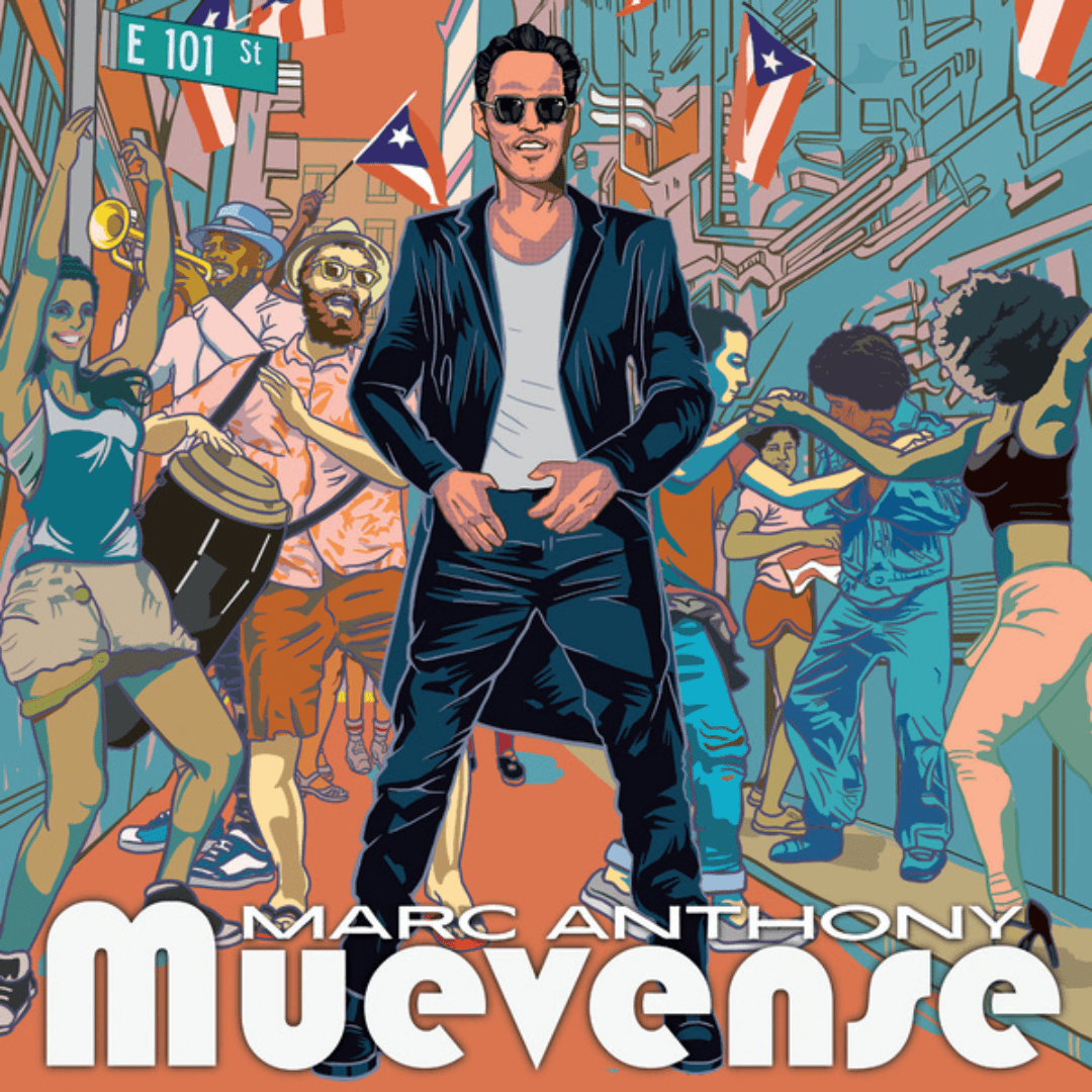 Muevense Vinilo LP Marc Anthony en SMFSTORE