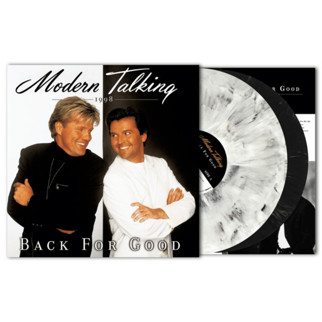 Back For Good Modern Talking LP doble blanco y negro marble en SMFSTORE