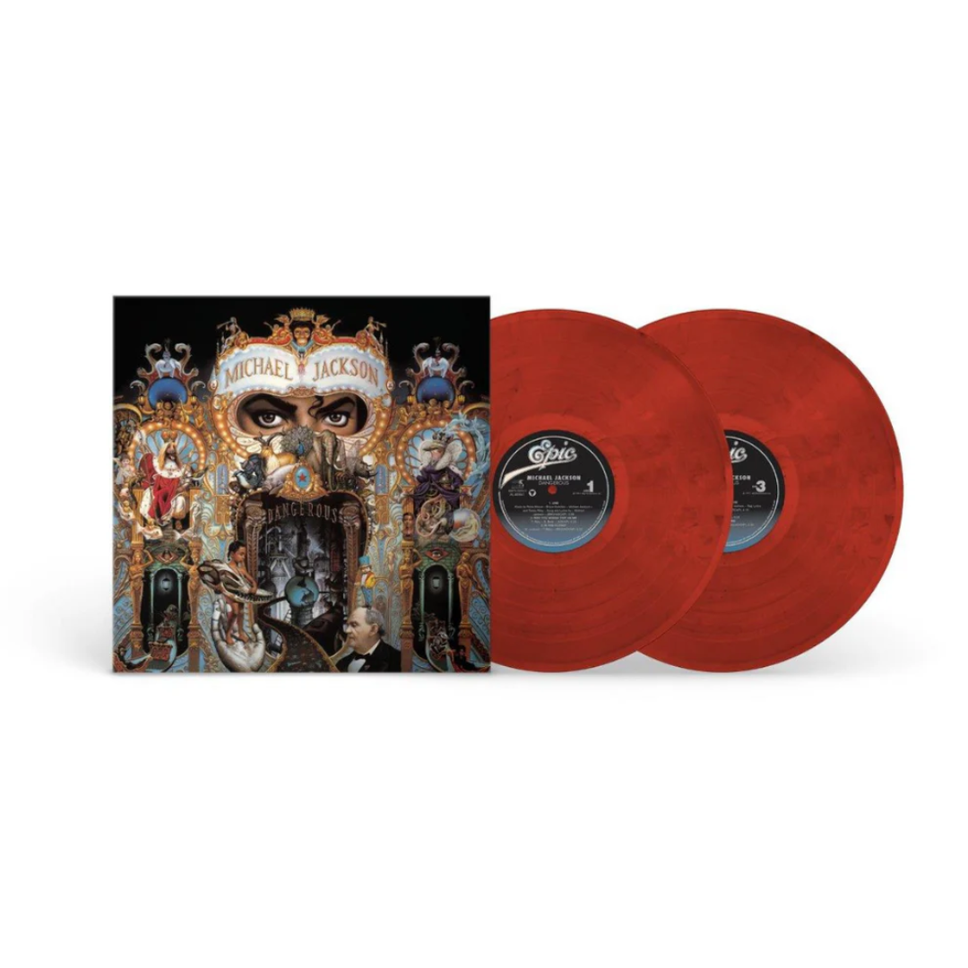 Dangerous 2LP Red Michael Jackson at Sony Music Store