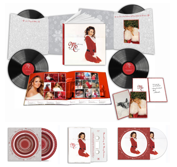 Mariah Carey celebra 30 años como Reina de la Navidad Se publican nuevas ediciones especiales de Merry Christmas en SMFSTORE