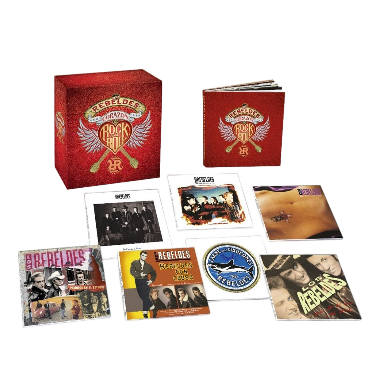  Corazón de Rock and Roll (Remasterizado) Boxset 8 CDs Los Rebeldes en Sony Music Store