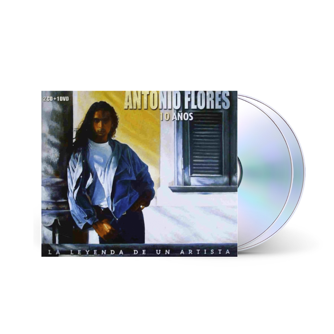 Antonio Flores 10 Años (La Leyenda De Un Artista) 2CDs+DVD en Sony Music Store