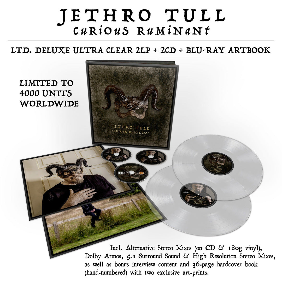 Curious Ruminant Deluxe ultra clear 2LP + 2CD + Blu-ray & 2 photo prints Jethro Tull en Smfstore