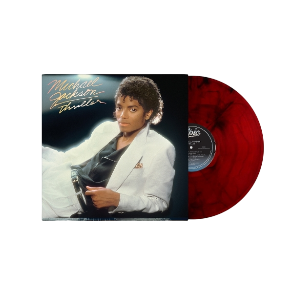 Thriller LP color marmolado rojo y negro Michael Jackson en Sony Music Store