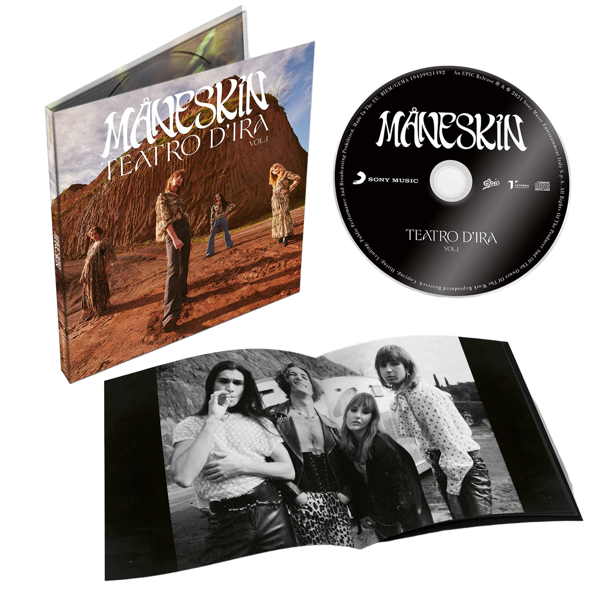 Teatro D'Ira Vol 1 CD Måneskin en Sony Music Store
