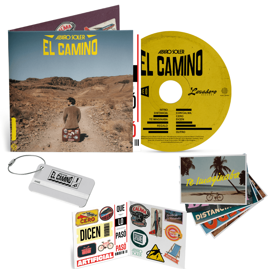 EL CAMINO CD + 16 postales + Etiqueta para maleta + pegatinas (exclusivo Sony Music Store)