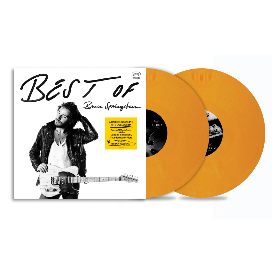The Best of Bruce Springsteen 2LP color Amarillo Exclusivo y Limitado en SMFSTORE Bruce Springsteen, Recopilatorio, The Best of, Nuevo, Doble vinilo Amarillo, Rock, Born To Run, Born in the U.S.A, Hungry Heart