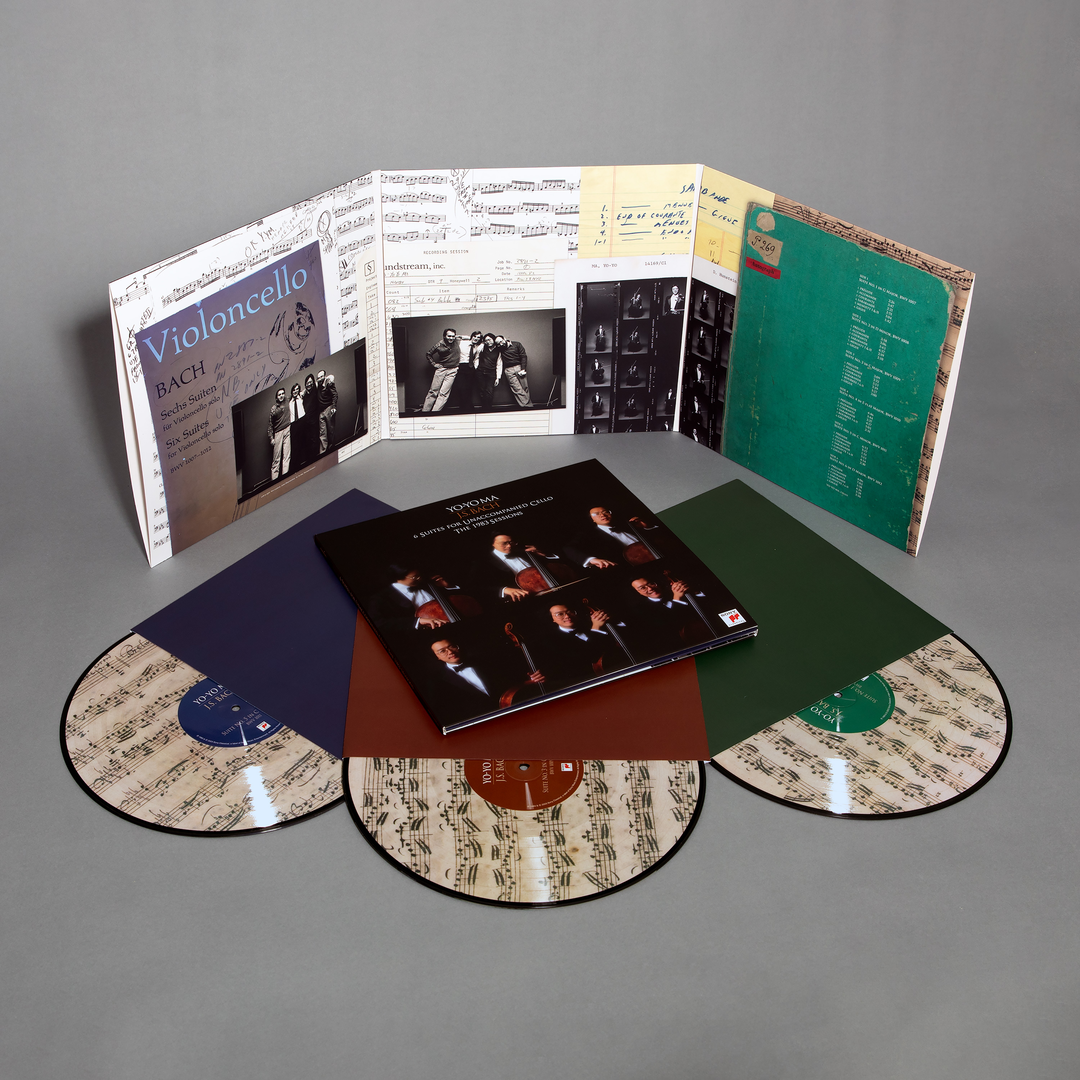  6 Suites for Unaccompanied Cello. The 1983 Sessions  3 LP´s Yo-Yo Ma / J.S. Bach en Smfstore