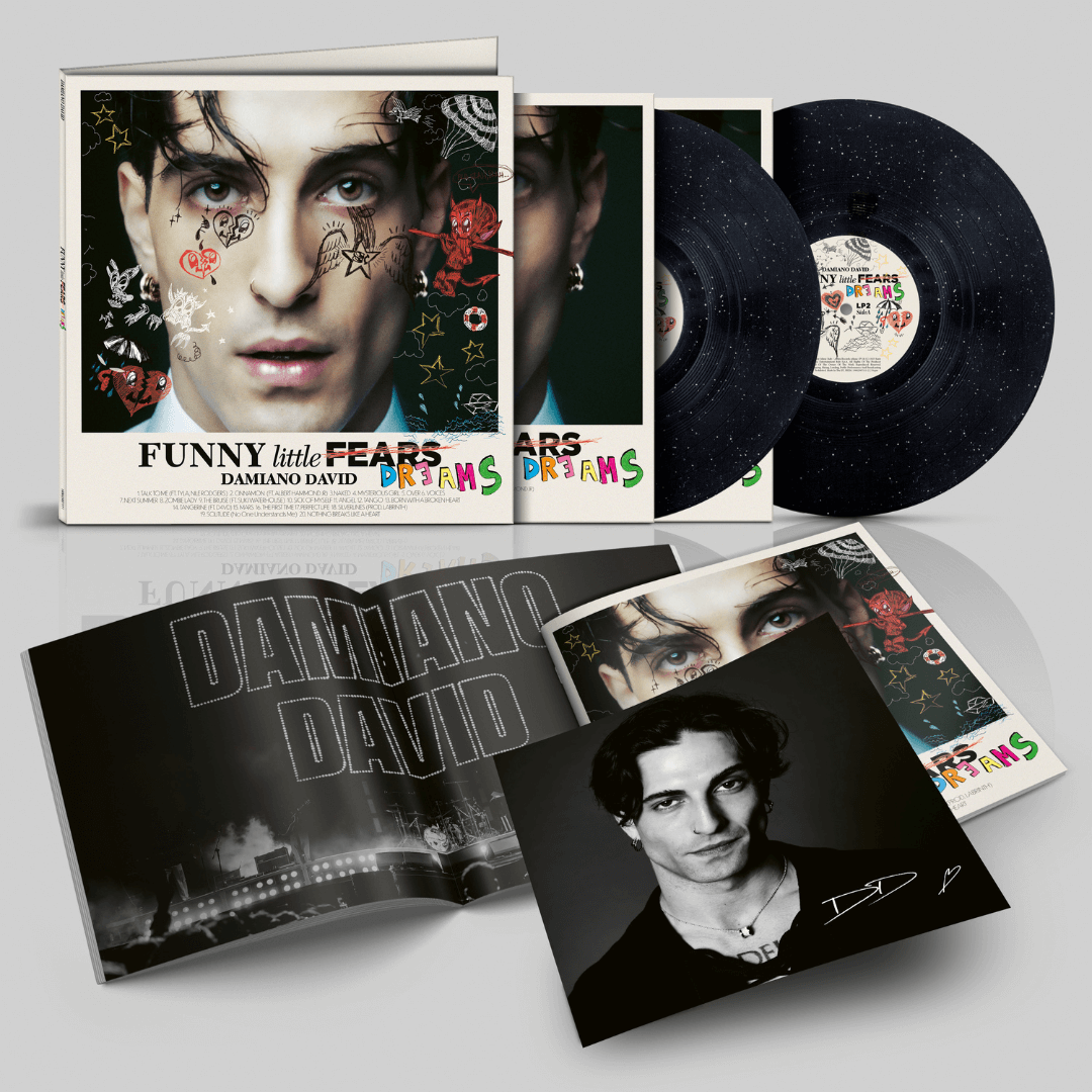 “FUNNY little FEARS (DREAMS)”, la nueva edición del álbum de Damiano David, con 5 temas inéditos, LP firmado en Sony Music Store