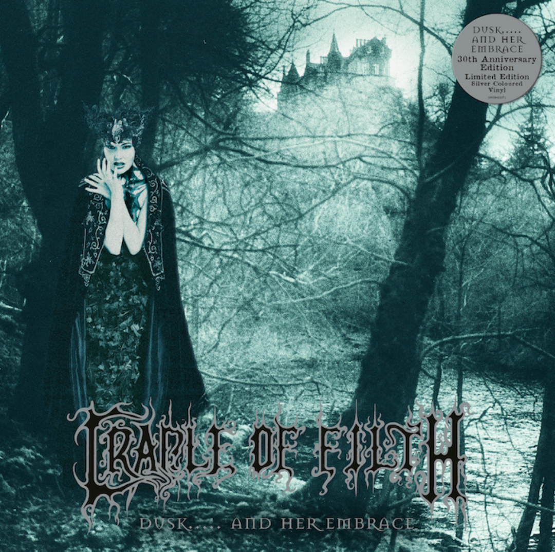 Dusk and Her Embrace LP color gris metalizado