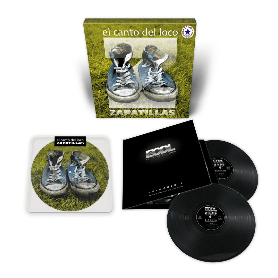 Zapatillas 20 Aniversario Caja edición Limitada numerada 2LPs y Picture disc