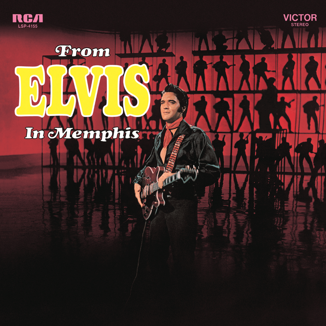 From Elvis In Memphis LP marmolado rojo y negro en Sony Music Store