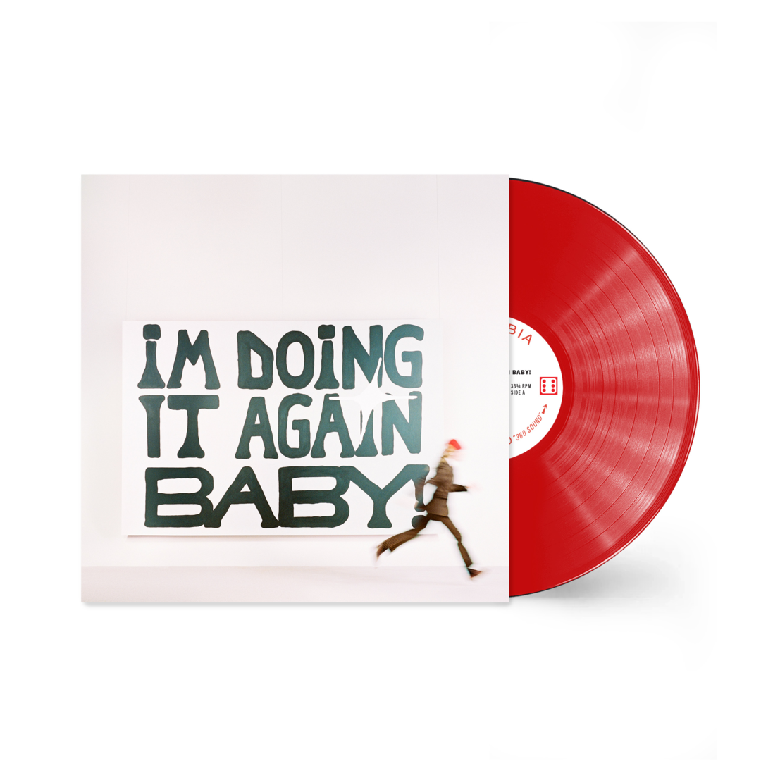 I'M DOING IT AGAIN BABY!  Vinilo rojo translúcido Girl in red en Smfstore
