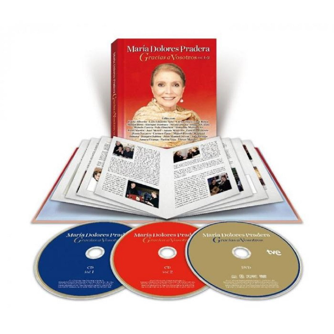 Gracias a Vosotros, Vol. 1 y 2 (CD + DVD) María Dolores Pradera en Smfstore