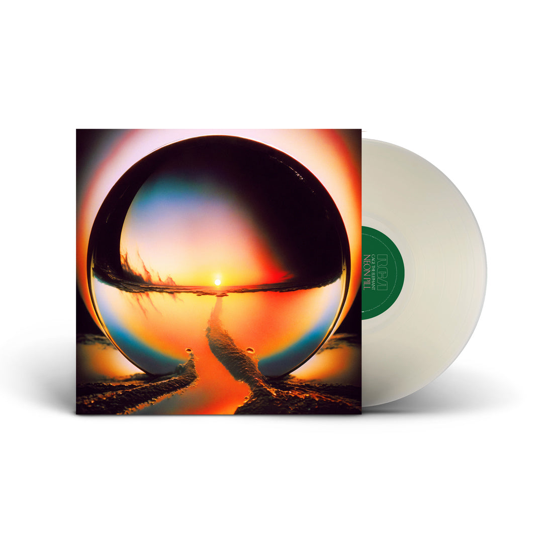Neon Pill  Vinilo blanco translúcido (Indie Exclusive) con funda impresa, póster plegado de 24 "x 36"Cage The Elephant en  SMFSTORE