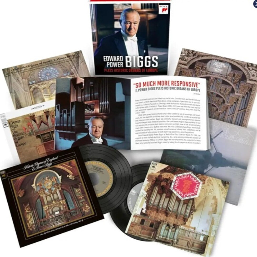 Edward Power Biggs plays historic organs of Europe 6 Cd´s