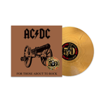 For Those About To Rock (We Salute You) LP Edición 50ª Aniversario Vinilo Dorado AC/DC en SMFSTORE Rock Reedición