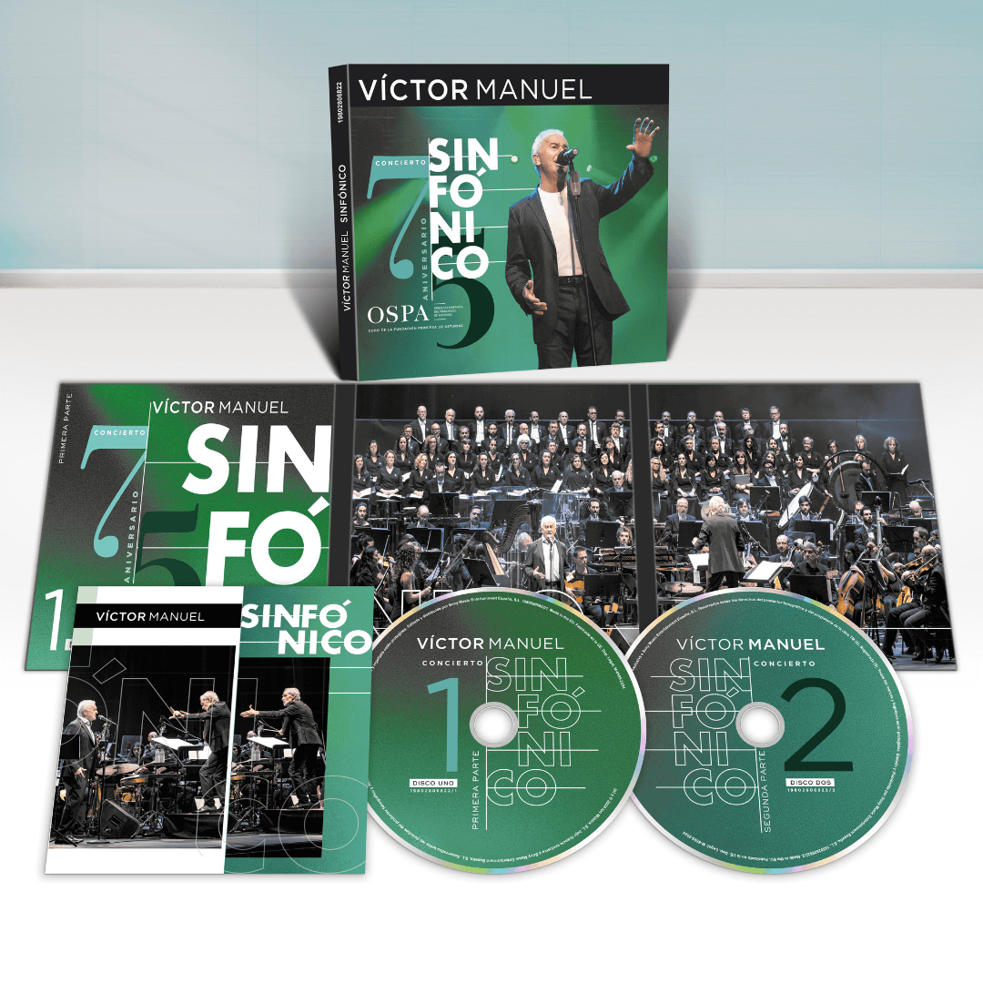 Sinfónico 2CD Víctor Manuel en SMFSTORE