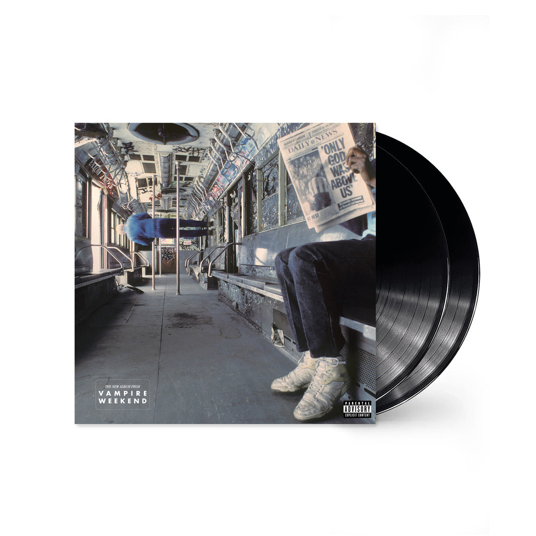 Only God Was Above Us Doble Vinilo con gatefold, fundas interiores impresas y un póster plegado de 24 "x 36". Vampire Weekend en Smfstore