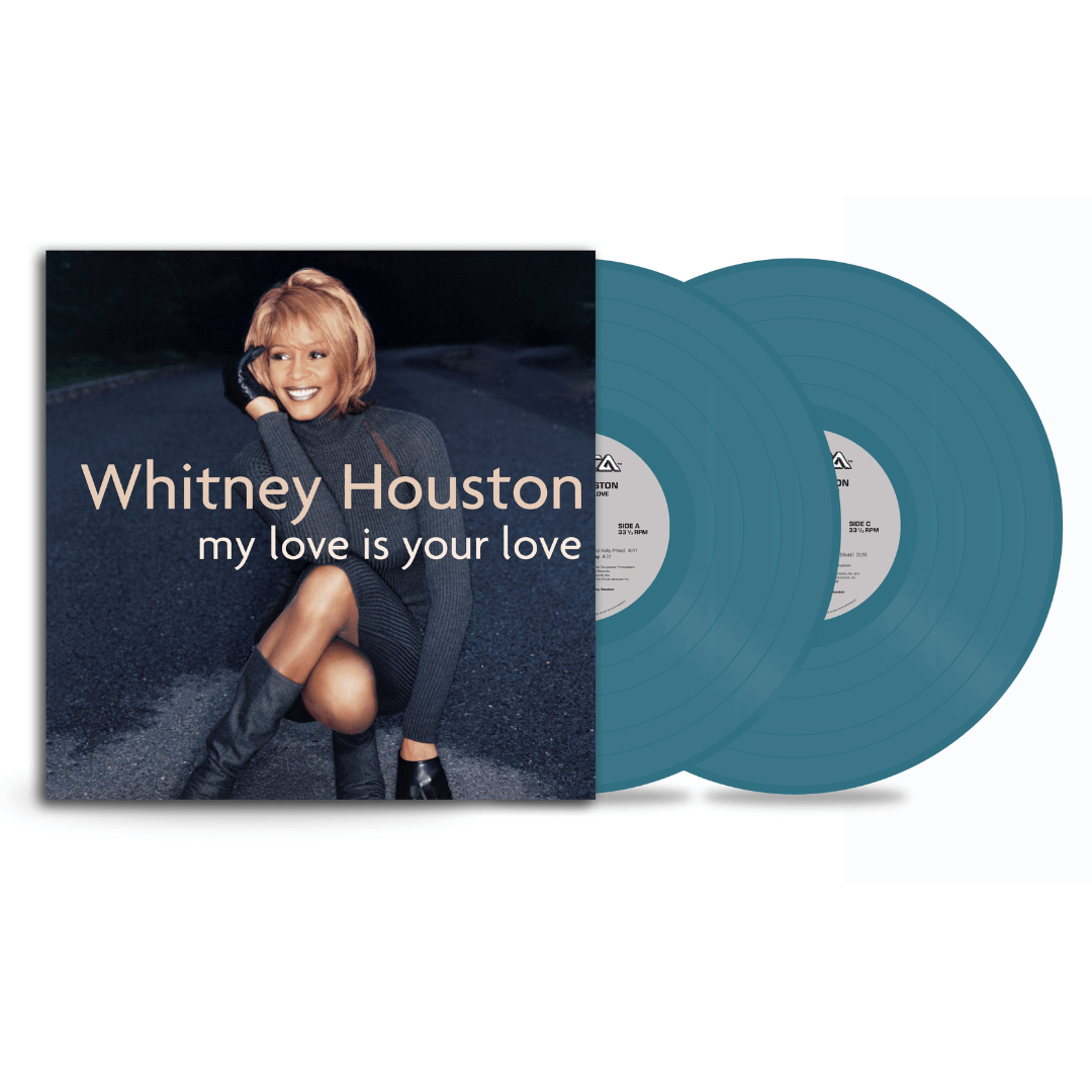 My Love Is Your Love 2LP Color Azul Jaspeado Whitney Houston en SMFSTORE Whitney Houston, My Love Is Your Love, Álbum, 2 Vinilos, Reedición, Heartbreak Hotel, It's Not Right But It's Okay, 25 aniversario, Pop