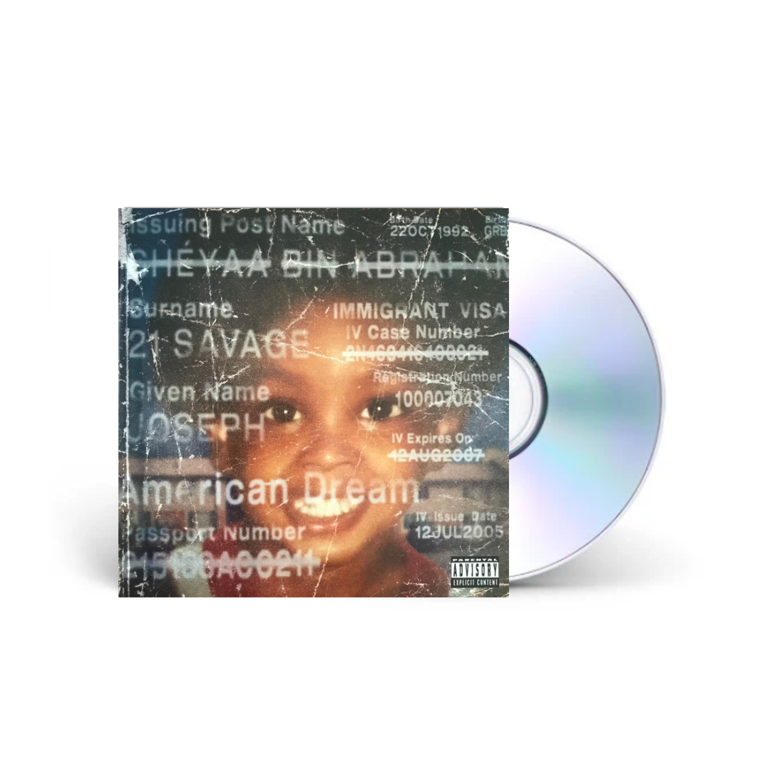 American Dream CD 21 Savage en Sony Music Store