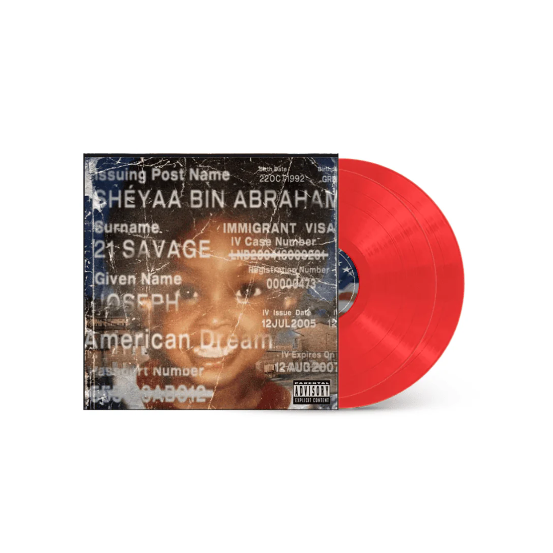 American Dream 2LP Rojo Translúcido 21 Savage en Sony Music Store