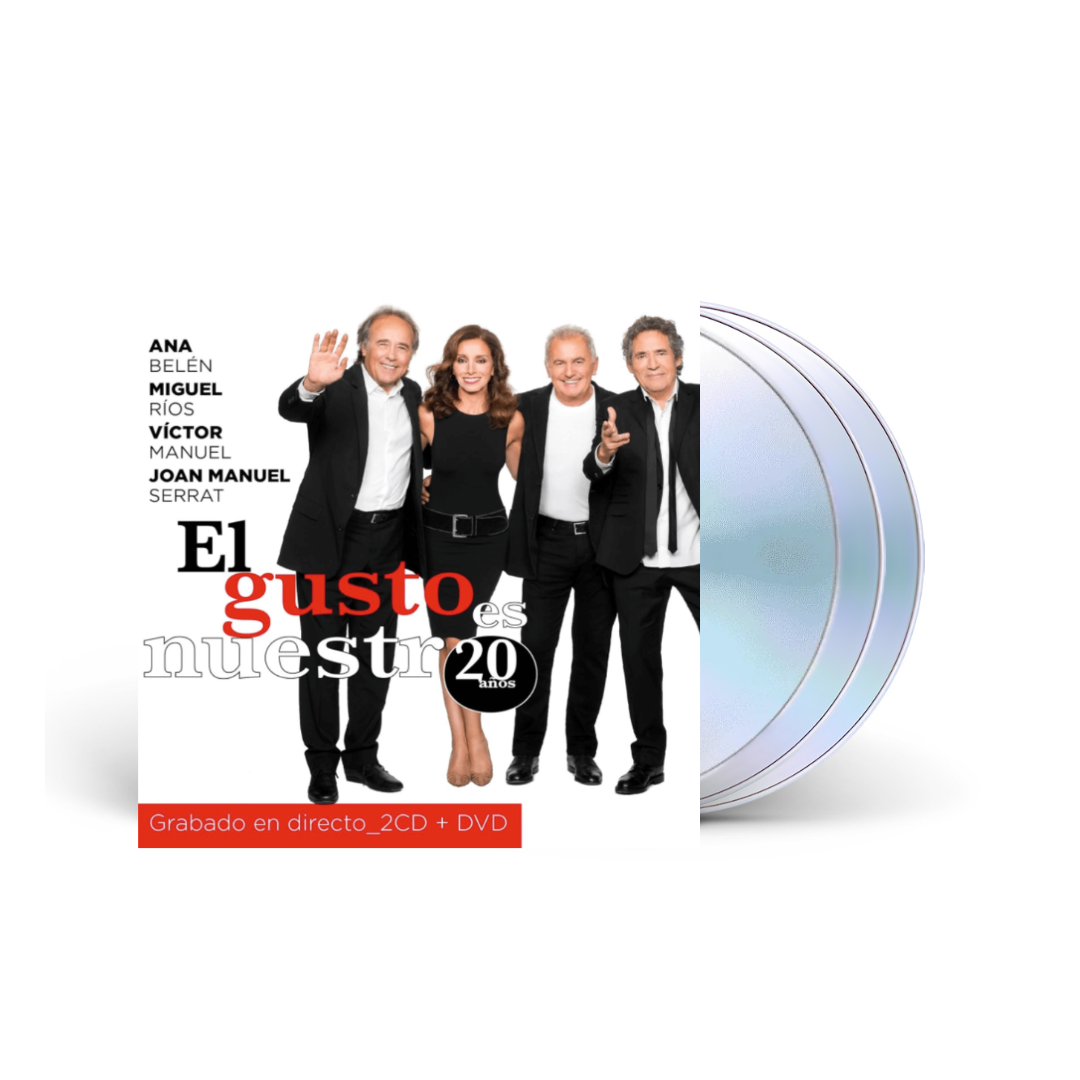 El Gusto es Nuestro 20 años 2CDs+DVD