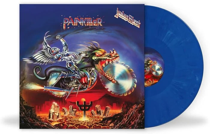 Painkiller LP Azul Marmolado Judas Priest en Sony Music Store