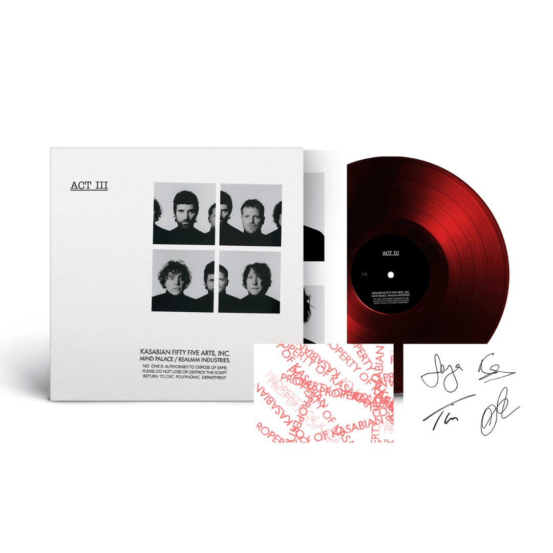 Kasabian ACT III LP Rojo Firmado Exclusivo Sony Music Store