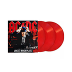 Live At River Plate AC/DC 3 LPs Rojo