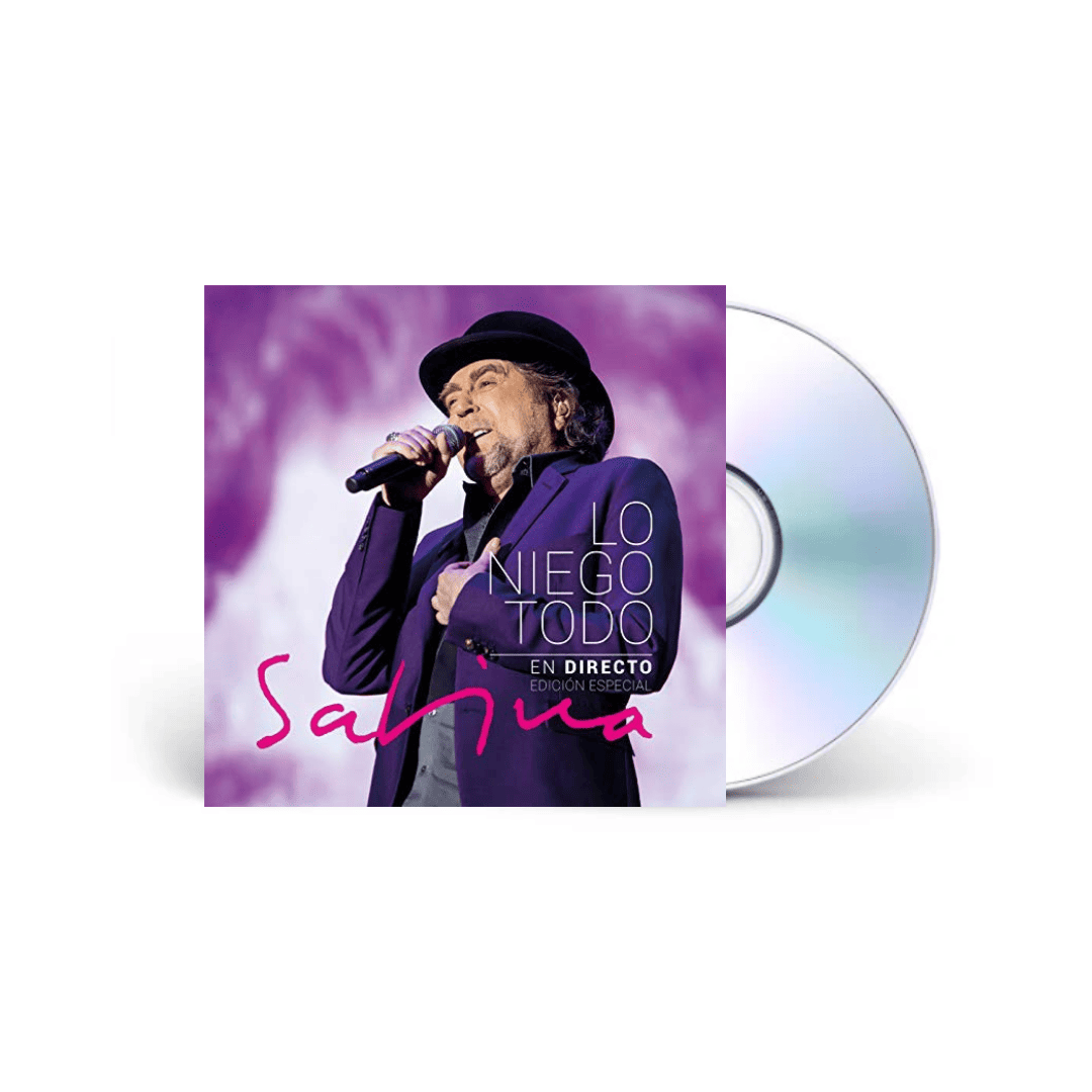 Lo Niego Todo En Directo Joaquín Sabina CD en Sony Music Store
