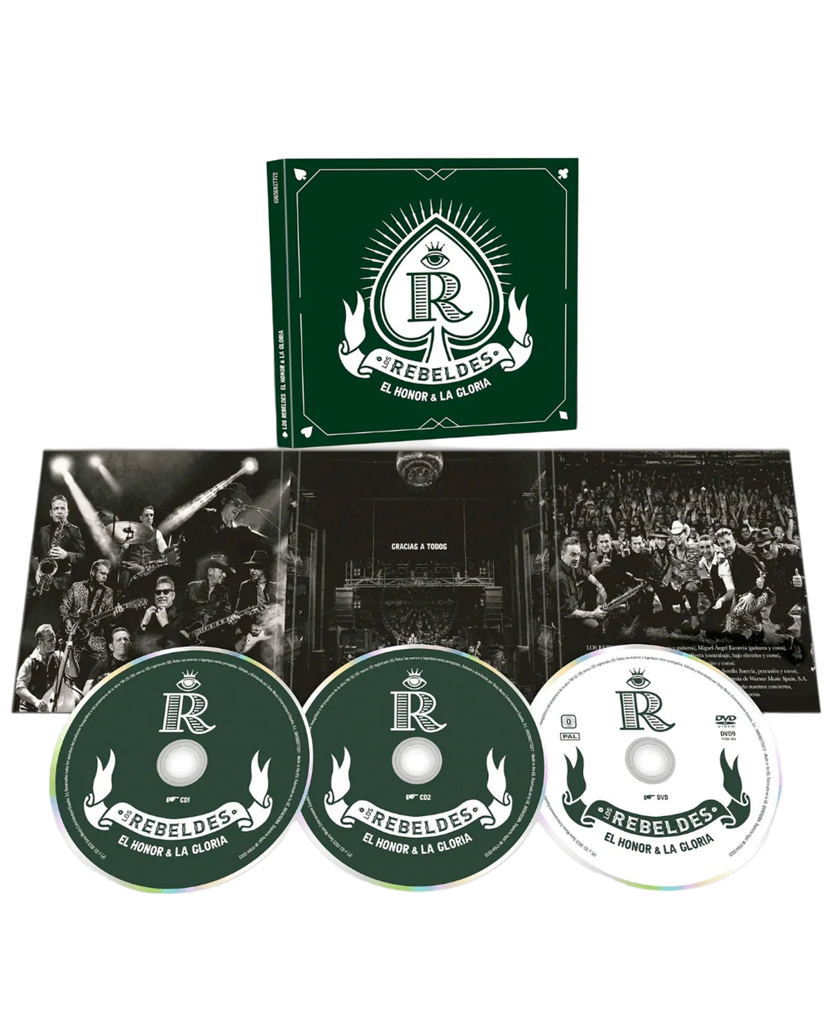 El Honor y La Gloria (Directo) 2 CDs+ DVD Los Rebeldes en Sony Music Store