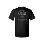 Luck and Strange Camiseta Negra Doble Impresión David Gilmour en Sony Music Store