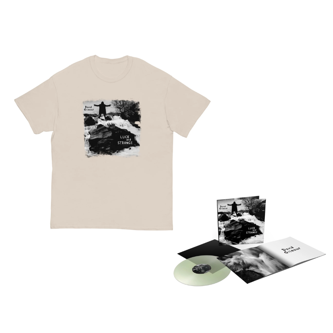 Luck and Strange LP Verde Botella + Camiseta Blanca L David Gilmour en Sony Music Store