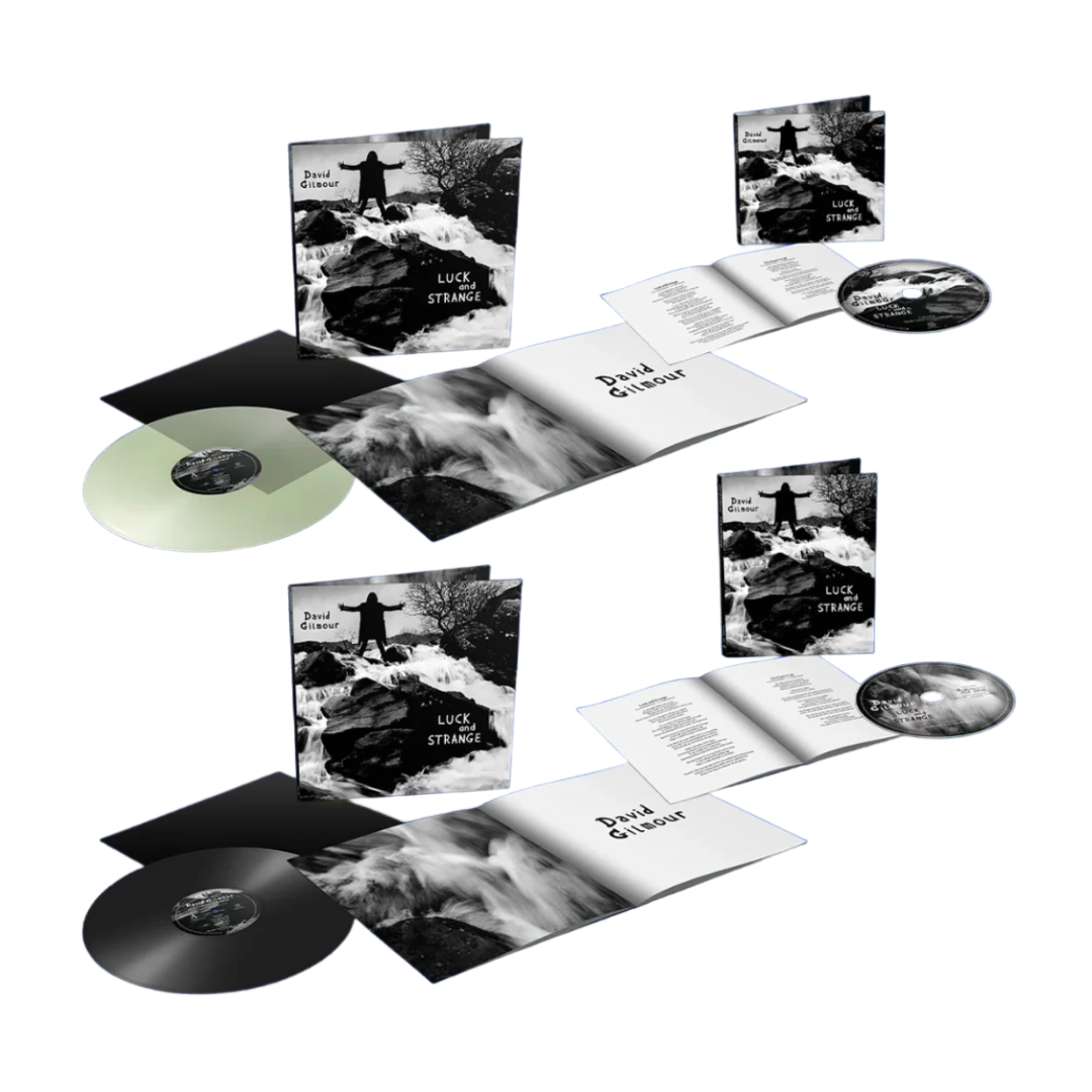 Luck and Strange Pack Ultimate: CD + Vinilo Estándar + Vinilo Verde Botella + Blu-Ray David Gilmour en Sony Music Store