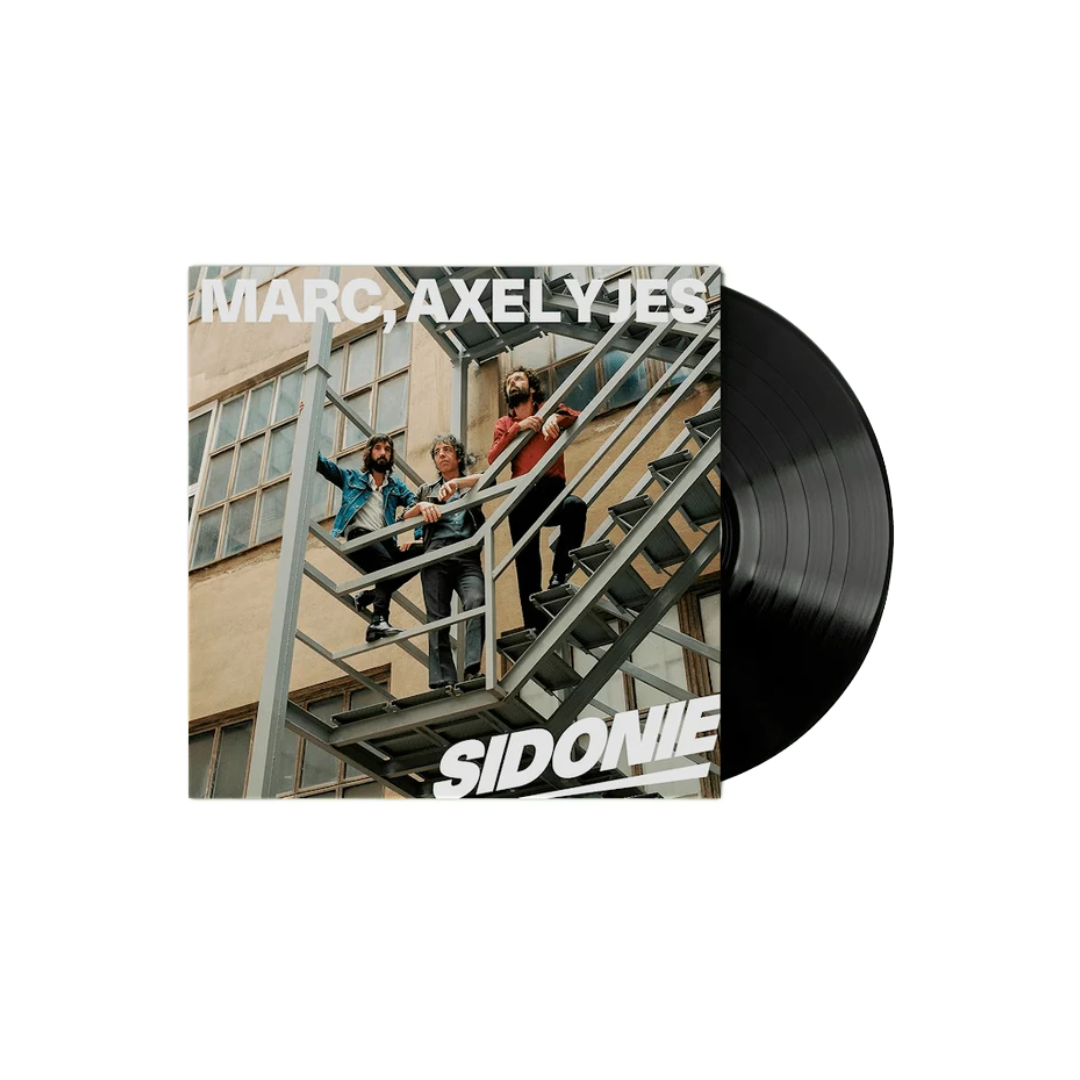 Marc, Axel y Jes LP Sidonie en Sony Music Store