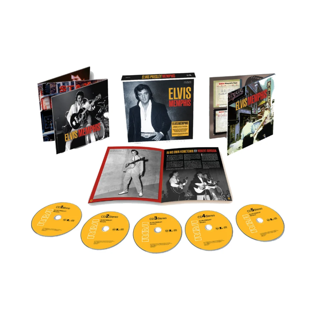 Memphis 5 CDs Elvis Presley en Sony Music Store