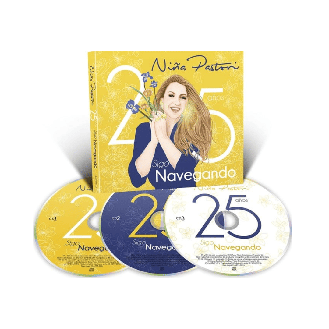 SIGO NAVEGANDO (25 AÑOS) DIGIPACK Niña Pastori  3 CD en Sony Music Store