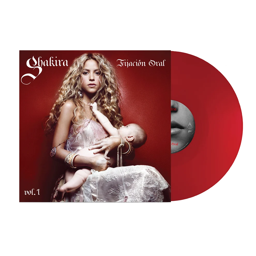 Fijación Oral Vol. 1 LP Rojo Shakira en Sony Music Store
