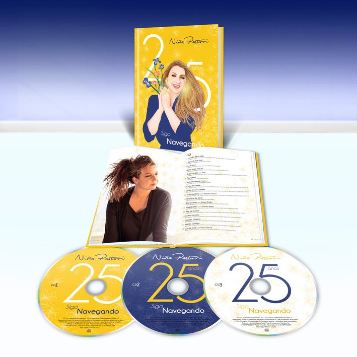 Sigo navegando ( 25 años ) Bookset libro + 3 CD