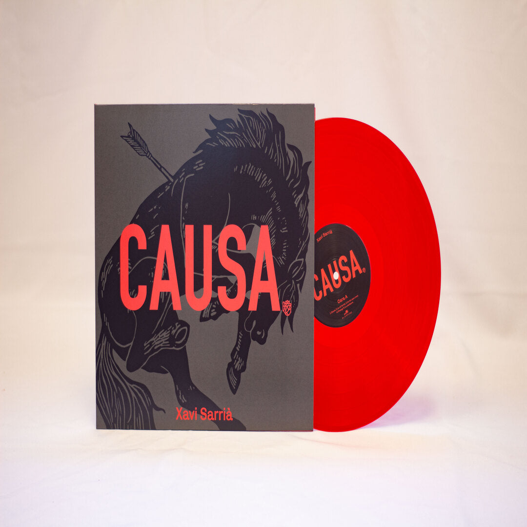 Causa vinilo rojo translucido